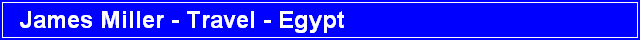James Miller - Travel - Egypt